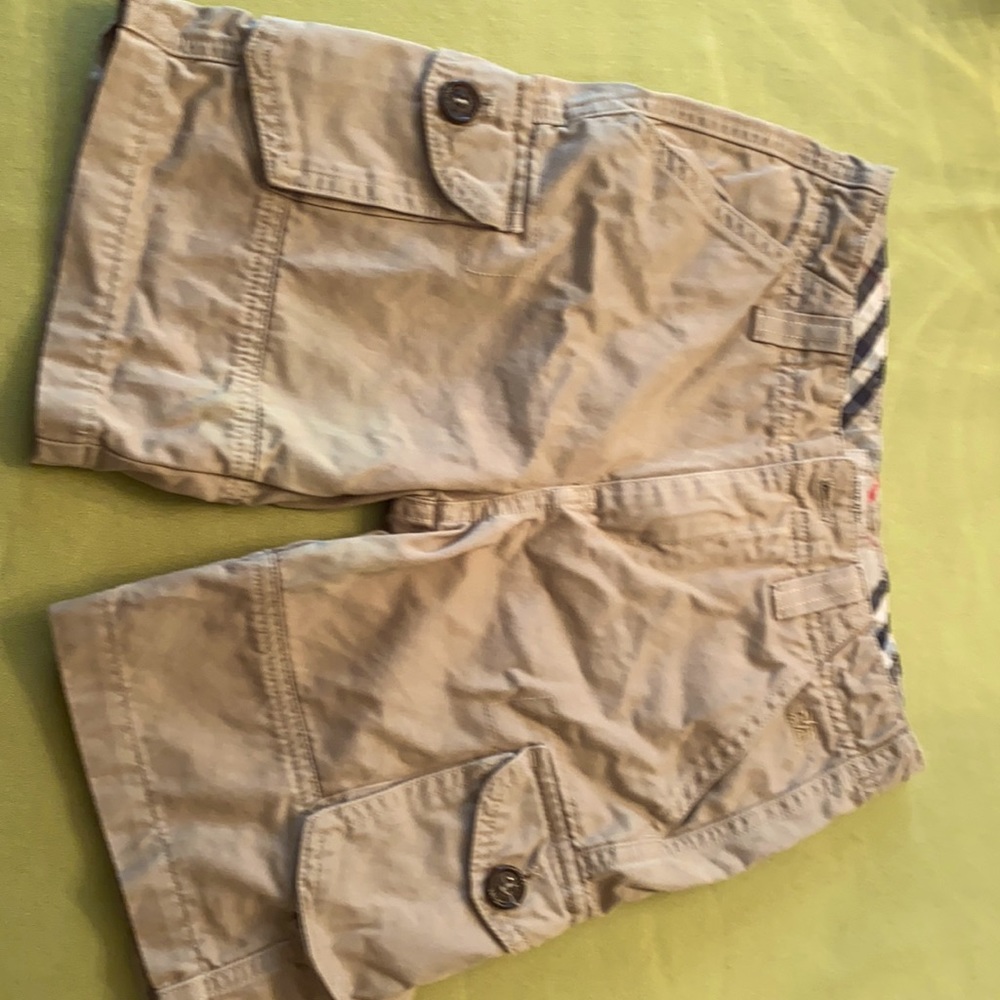 Boys Burberry cargo shorts